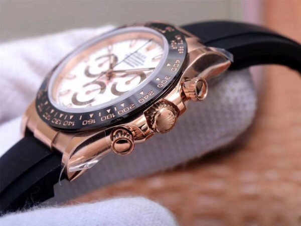1:1 SUPER REPLICA ROLEX DAYTONA M116515LN-0019 NOOB FACTORY WHITE DIAL 4130 MOVEMENT