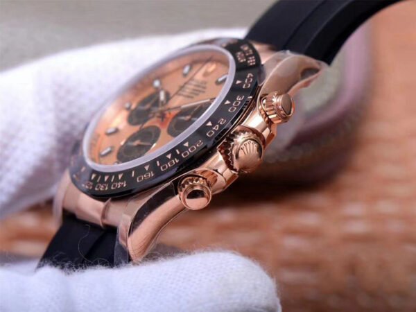 1:1 SUPER REPLICA ROLEX DAYTONA M116515LN-0021 NOOB FACTORY PINK DIAL 4130 MOVEMENT