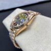 1:1 SUPER REPLICA ROLEX DAY DATE 40MM EW FACTORY ROSE GOLD BLACK DIAL