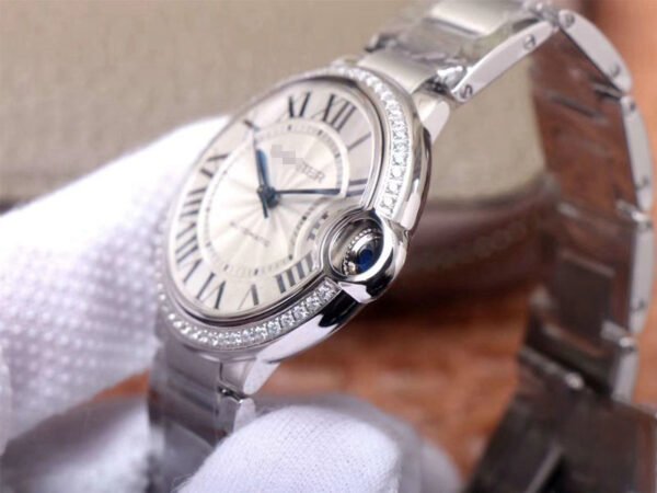 1:1 SUPER REPLICA CARTIER BALLON BLEU W4BB0017 V6 FACTORY WHITE DIAL