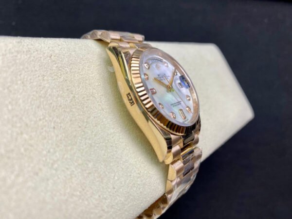 1:1 SUPER REPLICA ROLEX DAY DATE M128235-0029 EW FACTORY ROSE GOLD CASE
