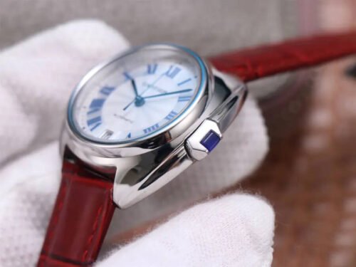 1:1 SUPER REPLICA CLE DE CARTIER WSCL0017 V6 FACTORY BROWN STRAP