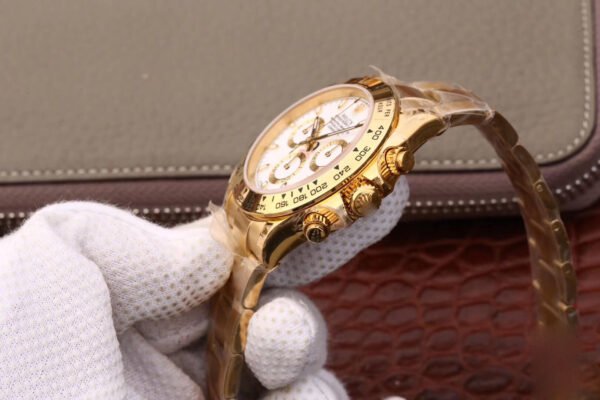 1:1 SUPER REPLICA ROLEX DAYTONA COSMOGRAPH M116508-0001 JH FACTORY GOLD CASE
