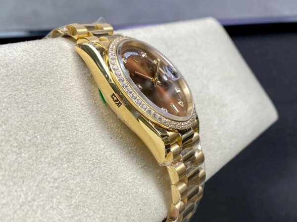 1:1 SUPER REPLICA ROLEX DAY DATE M128348RBR-0005 EW FACTORY GOLD STRAP