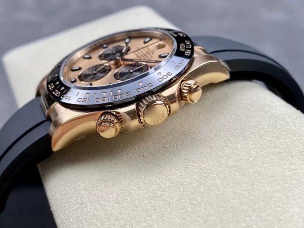 1:1 SUPER REPLICA ROLEX COSMOGRAPH DAYTONA M116515LN-0018 CLEAN FACTORY CERAMIC RUBBER STRAP