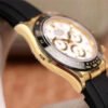 1:1 SUPER REPLICA ROLEX DAYTONA M116518LN-0041 NOOB FACTORY WHITE DIAL 4130 MOVEMENT