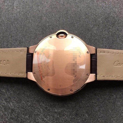 1:1 SUPER REPLICA BALLON BLEU DE CARTIER W6920037 V6 FACTORY BROWN STRAP
