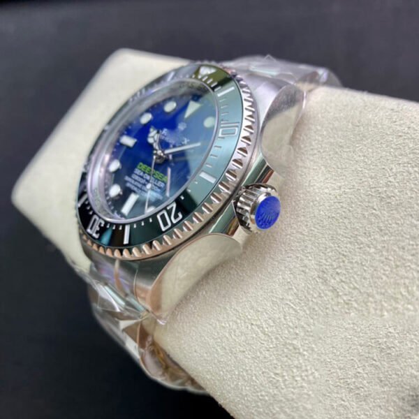 1:1 SUPER REPLICA ROLEX DEEPSEA 116660 D-BLUE AR FACTORY STAINLESS STEEL 904L BLUE GRADIENT BLACK DIAL
