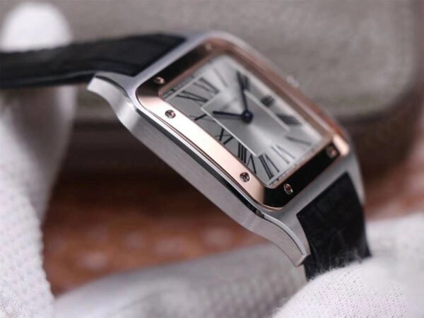 1:1 SUPER REPLICA CARTIER SANTOS DUMONT W2SA0017 F1 FACTORY SILVER DIAL