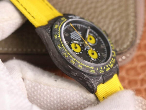 1:1 SUPER REPLICA ROLEX DAYTONA DIW RETROFIT VERSION WWF FACTORY YELLOW STRAP