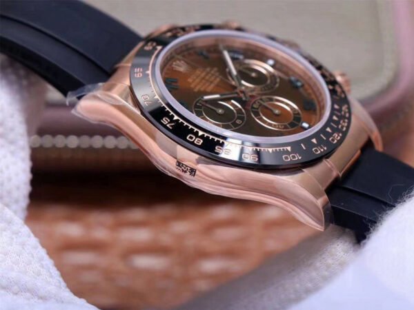 1:1 SUPER REPLICA ROLEX DAYTONA M116515LN-0015 NOOB FACTORY BROWN DIAL 4130 MOVEMENT