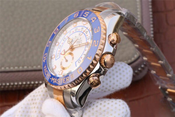 1:1 SUPER REPLICA ROLEX YACHT-MASTER M116681-0002 JF FACTORY STAINLESS STEEL STRAP