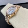 1:1 SUPER REPLICA ROLEX DAY DATE 128238 EW FACTORY WHITE DIAL GOLD STRAP