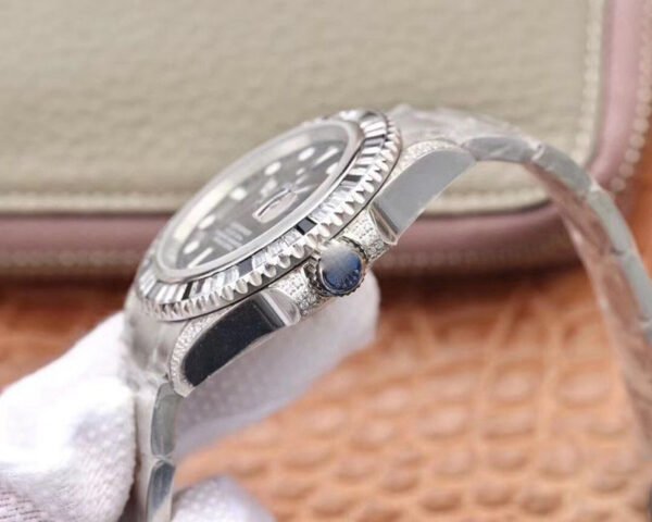 1:1 SUPER REPLICA ROLEX SUBMARINER DATE 116610LN DIAMOND CUSTOMIZED EDITION GS FACTORY BLACK DIAL