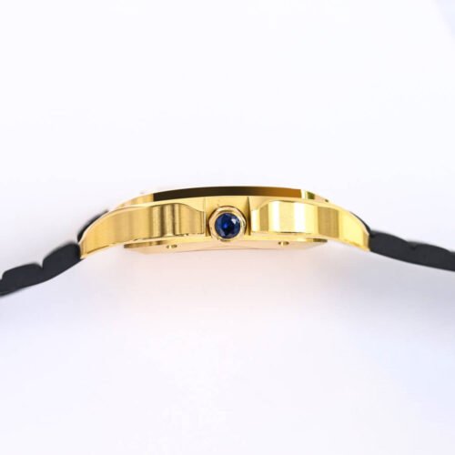 1:1 SUPER REPLICA CARTIER SANTOS WGSA0009 GF FACTORY V2 YELLOW CASE