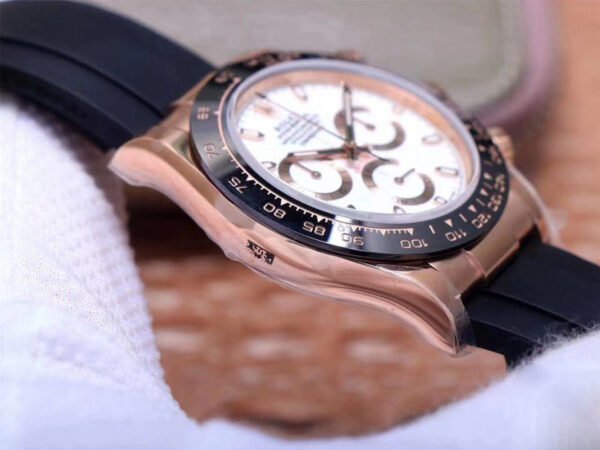 1:1 SUPER REPLICA ROLEX DAYTONA M116515LN-0019 NOOB FACTORY WHITE DIAL 4130 MOVEMENT