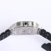 1:1 SUPER REPLICA CARTIER SANTOS WSSA0018 GF FACTORY V2 BLACK RUBBER STRAP
