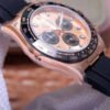 1:1 SUPER REPLICA ROLEX DAYTONA M116515LN-0021 NOOB FACTORY PINK DIAL 4130 MOVEMENT