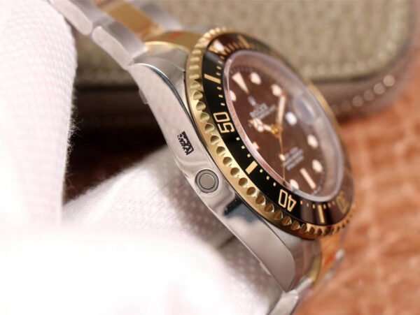 1:1 SUPER REPLICA ROLEX SEA DWELLER M126603 V3 GM FACTORY ROSE GOLD BLACK DIAL
