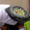 1:1 SUPER REPLICA ROLEX DAYTONA COSMOS CHRONOGRAPH CARBON FIBER EDITION GREEN EXPLODED DRAGON DIAL