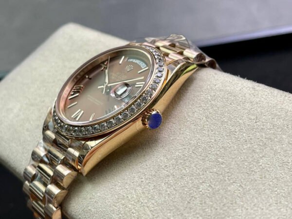 1:1 SUPER REPLICA ROLEX DAY DATE M228345RBR-0009 EW FACTORY GOLD STRAP