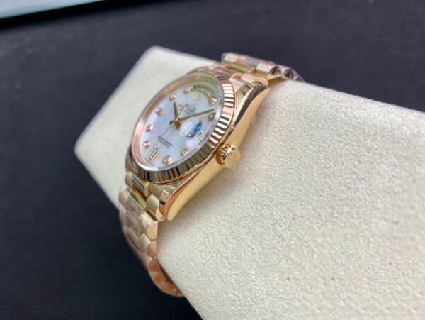 1:1 SUPER REPLICA ROLEX DAY DATE M128235-0029 EW FACTORY ROSE GOLD CASE