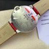 1:1 SUPER REPLICA BALLON BLEU DE CARTIER 36MM 3K FACTORY RED STRAP