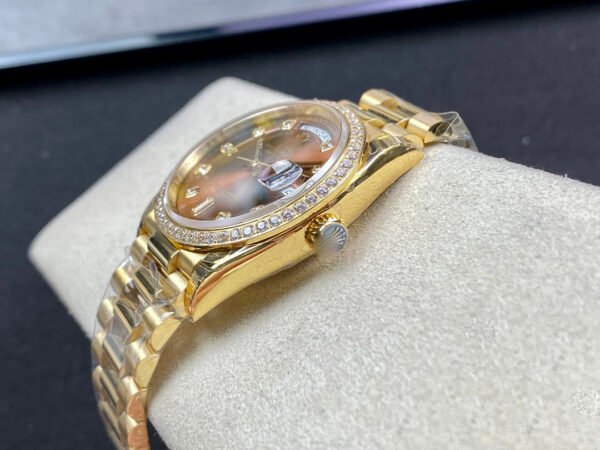 1:1 SUPER REPLICA ROLEX DAY DATE M128348RBR-0005 EW FACTORY GOLD STRAP