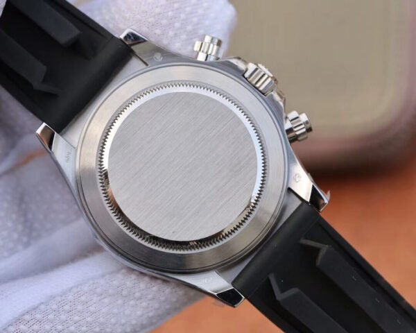 1:1 SUPER REPLICA ROLEX DAYTONA COSMOGRAPH 40MM JH FACTORY BLACK RUBBER STRAP
