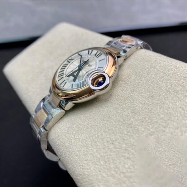 1:1 SUPER REPLICA BALLON BLEU DE CARTIER W2BB0023 33MM V6 FACTORY SILVER STRAP