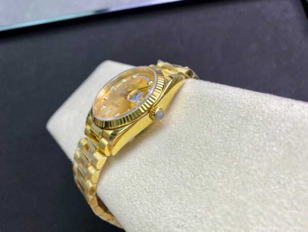 7-3 1:1 SUPER REPLICA ROLEX DAY-DATE M128238-0008 YELLOW GOLD EW FACTORY CHAMPAGNE DIAL