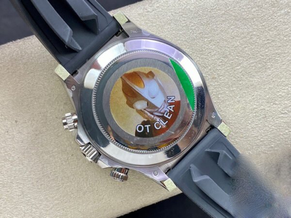 1:1 SUPER REPLICA ROLEX COSMOGRAPH DAYTONA M116519LN-0027 CLEAN FACTORY RUBBER STRAP