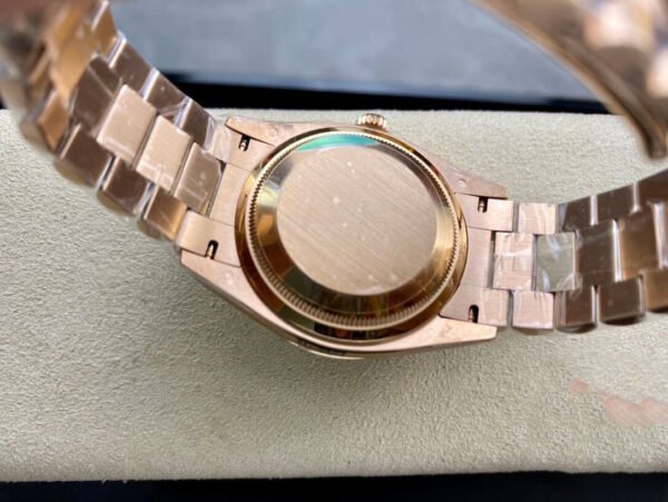 1:1 SUPER REPLICA ROLEX DAY DATE 128238 EW FACTORY WHITE DIAL GOLD STRAP