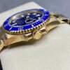 1:1 SUPER REPLICA ROLEX SUBMARINER M116618LB-0003 CLEAN FACTORY GOLD STRAP