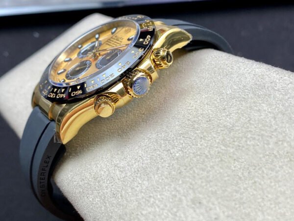 1:1 SUPER REPLICA ROLEX DAYTONA M116518LN-0048 BT FACTORY RUBBER STRAP