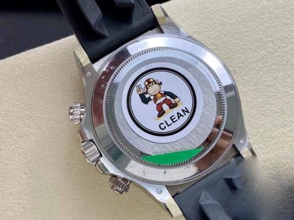 1:1 SUPER REPLICA ROLEX COSMOGRAPH DAYTONA 116519-0104 CLEAN FACTORY BLACK RUBBER STRAP
