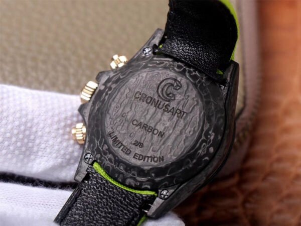 1:1 SUPER REPLICA ROLEX DAYTONA COSMOS CHRONOGRAPH CARBON FIBER EDITION GREEN EXPLODED DRAGON DIAL