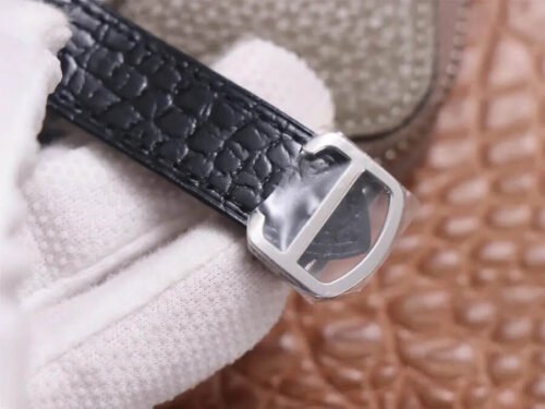 1:1 SUPER REPLICA CARTIER TANK WSTA0029 V9 FACTORY BLACK STRAP