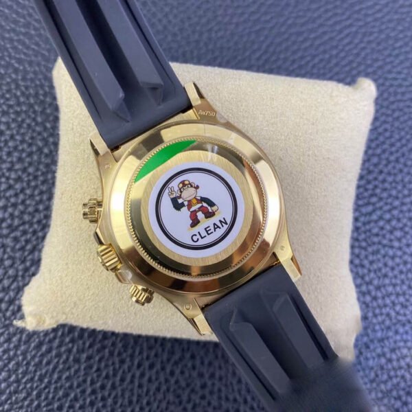 1:1 SUPER REPLICA ROLEX COSMOGRAPH DAYTONA M116518LN-0046 CLEAN FACTORY BLACK RUBBER STRAP