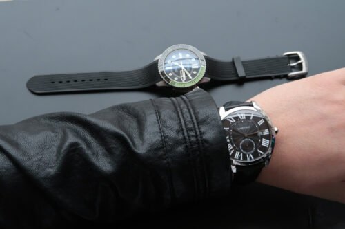 1:1 SUPER REPLICA DRIVE DE CARTIER WSNM0009 V6 FACTORY BLACK STRAP