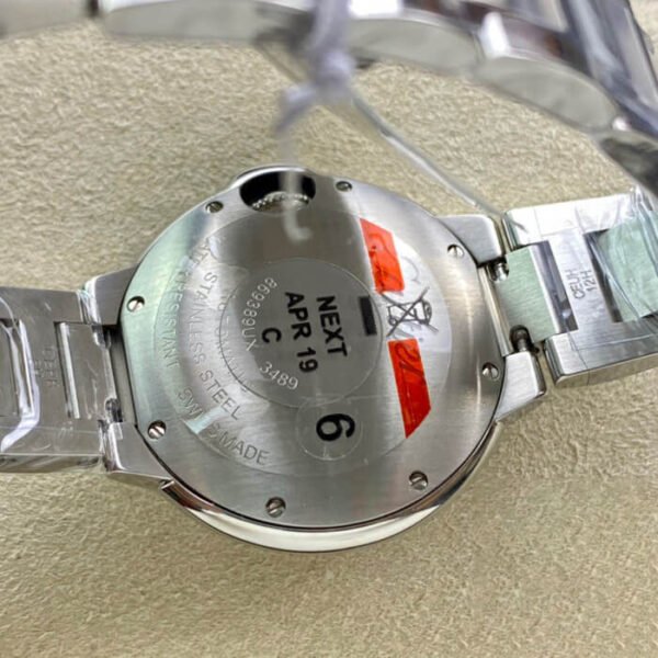 1:1 SUPER REPLICA BALLON BLEU DE CARTIER WE902074 33MM V6 FACTORY SILVER STAINLESS STEEL STRAP