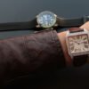 1:1 SUPER REPLICA CARTIER SANTOS WH100651 V6 FACTORY BROWN STRAP