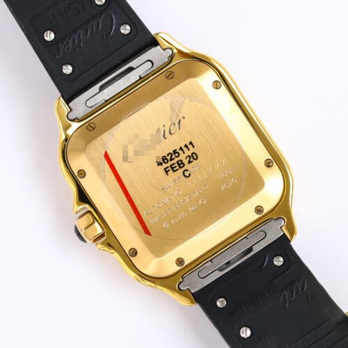 1:1 SUPER REPLICA CARTIER SANTOS WGSA0009 GF FACTORY V2 YELLOW CASE