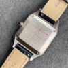 1:1 SUPER REPLICA CARTIER SANTOS WSSA0023 LADIES BLACK STRAP