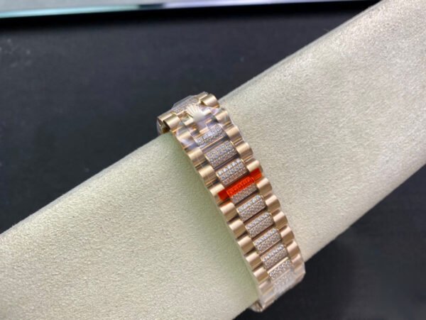 1:1 SUPER REPLICA ROLEX DAY DATE M128345RBR-0020 EW FACTORY DIAMOND-SET BEZEL