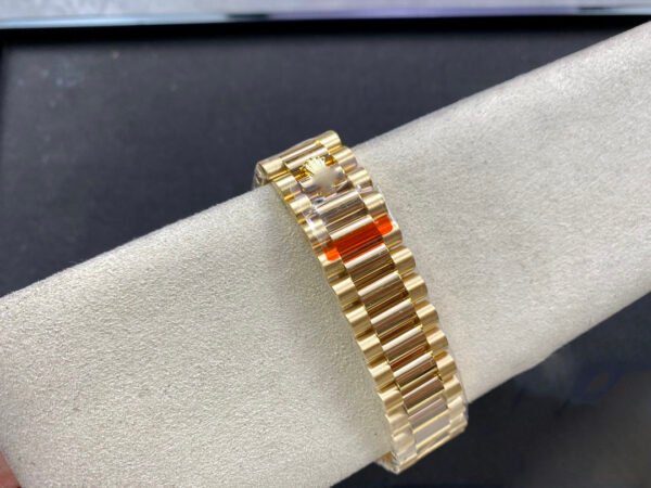 1:1 SUPER REPLICA ROLEX DAY DATE M128348RBR-0005 EW FACTORY GOLD STRAP