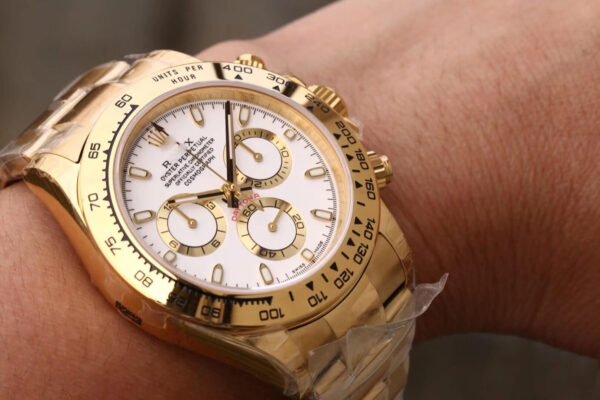 1:1 SUPER REPLICA ROLEX DAYTONA COSMOGRAPH M116508-0001 JH FACTORY GOLD CASE
