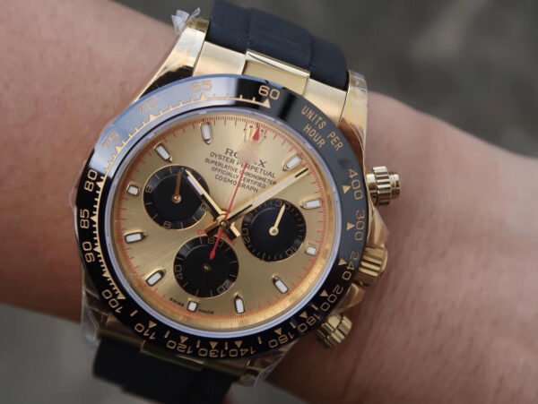 1:1 SUPER REPLICA ROLEX DAYTONA COSMOGRAPH 116518LN JH FACTORY RUBBER STRAP