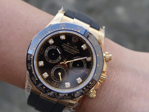 1:1 SUPER REPLICA ROLEX DAYTONA COSMOGRAPH M116518LN-0046 JH FACTORY STAINLESS STEEL BEZEL