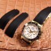 1:1 SUPER REPLICA ROLEX DAYTONA M116518LN-0041 NOOB FACTORY WHITE DIAL 4130 MOVEMENT